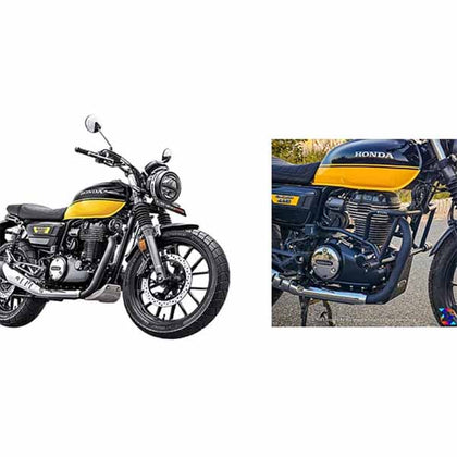 ZANA CRASH GUARD WITH SLIDER FOR HONDA HIGHNESS CB350,CB350RS