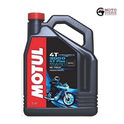MOTUL 3000 4T PLUS 15W50 (2.5 LITRE) for Royal Enfield, Bullet, Thunderbird