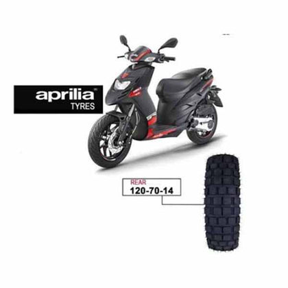 Ralco Adventure Tubeless Rear Tyre 120/70-14 For Aprilia SR 150