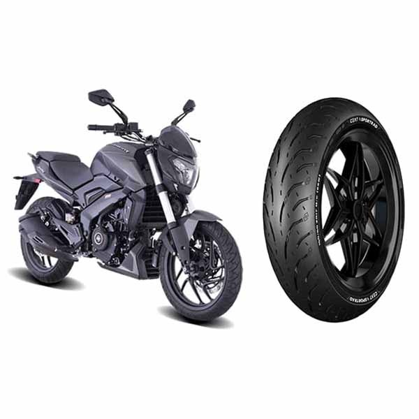 Ceat Sportrad Tyre for Bajaj Dominar,KTM Duke Rear 150/60-17 Tubeless and Front 110/70-17 Tubeless