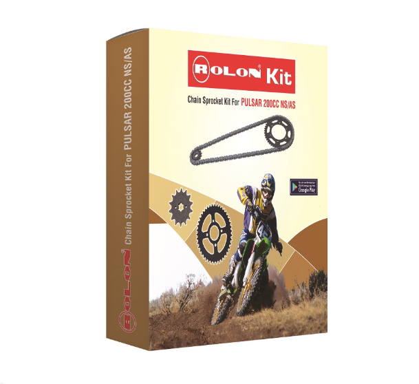 Chain and Sprocket kit for PULSAR 200 NS (NEW)