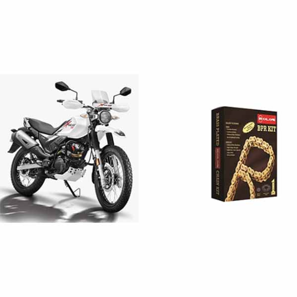 ROLON BRASS CHAIN SPROCKET KIT FOR HERO XPULSE 200/200FI (4H)