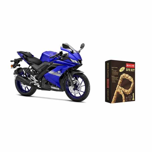 YAMAHA R15 V3 Rolon Brass Chain Sprocket Kit