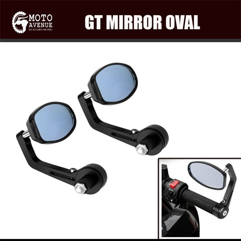 GT Mirror Oval Economy for Motorcycles