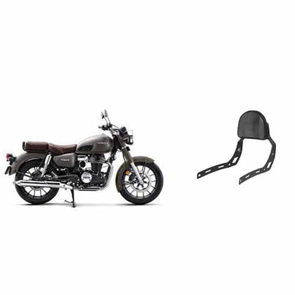 Honda CB 350 Back Rest by High-Tech
