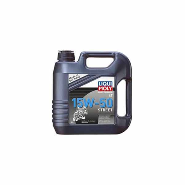 Liqui Moly Motorbike 4T 15W-50 Street Synthetic Technology Engine Oil - 4 Ltr