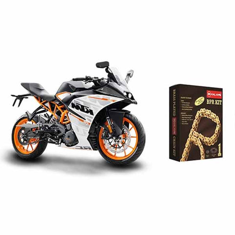KTM DUKE 390 and RC 390 Rolon Brass Chain Sprocket Kit