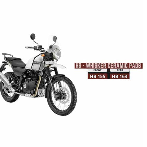 NGAGE WHISKER CERAMIC BRAKE PADS FOR ROYAL ENFIELD HIMALAYAN 410/440