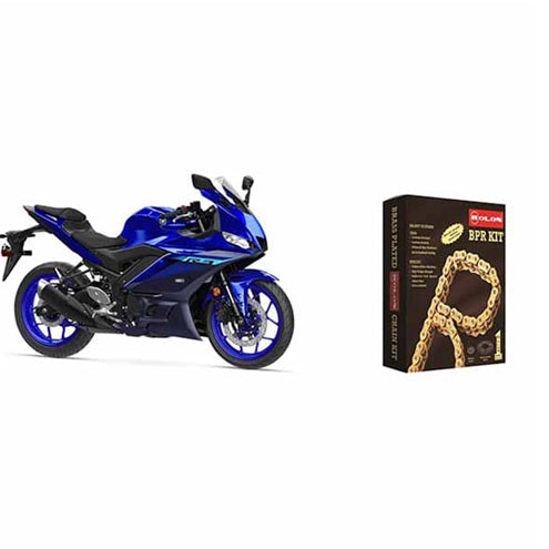 YAMAHA R3 Rolon Brass Chain Sprocket Kit