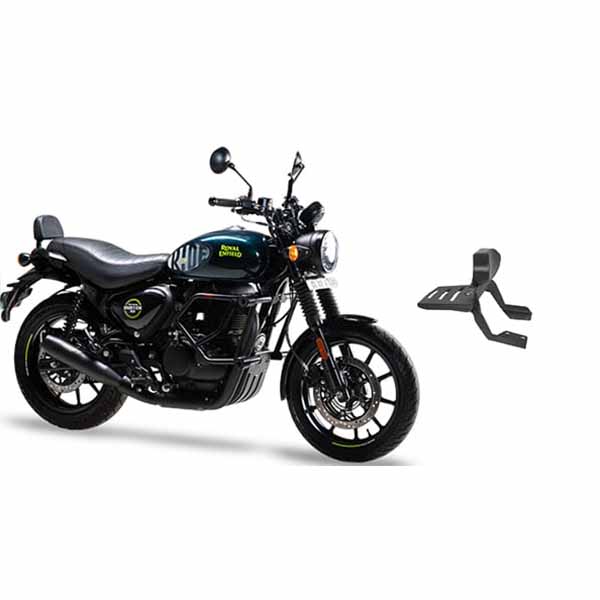 Royal Enfield Hunter 350 Back Rest With Carrier by Legundary
