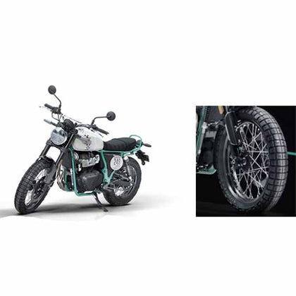 Royal Enfield Bear 650 Genuine Tubeless Tyre Front 100/90‑19 Rear 140/80‑17