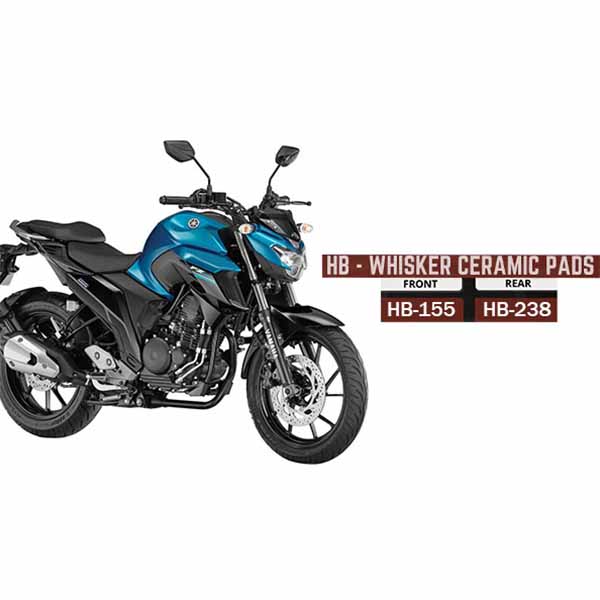 Yamaha FZ 25 Front And Rear Ceramic Brakepads by NGage