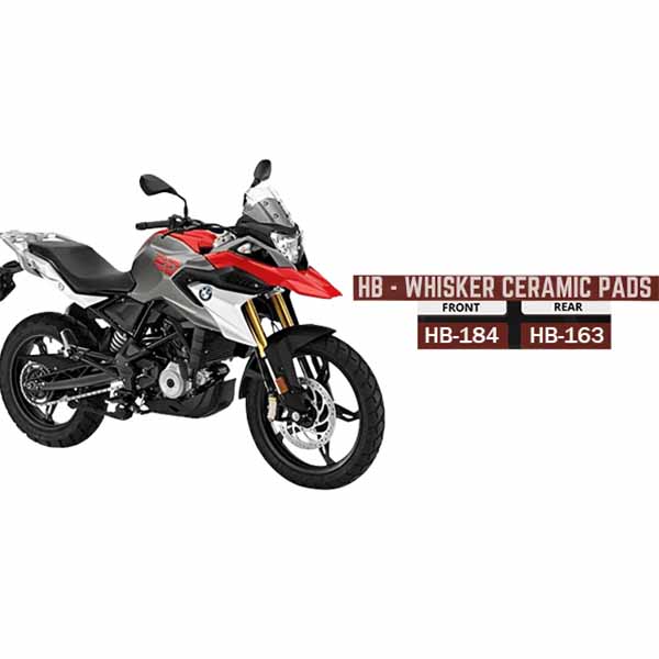 BMW G310 GS Front And Rear Ceramic Brakepads by NGage