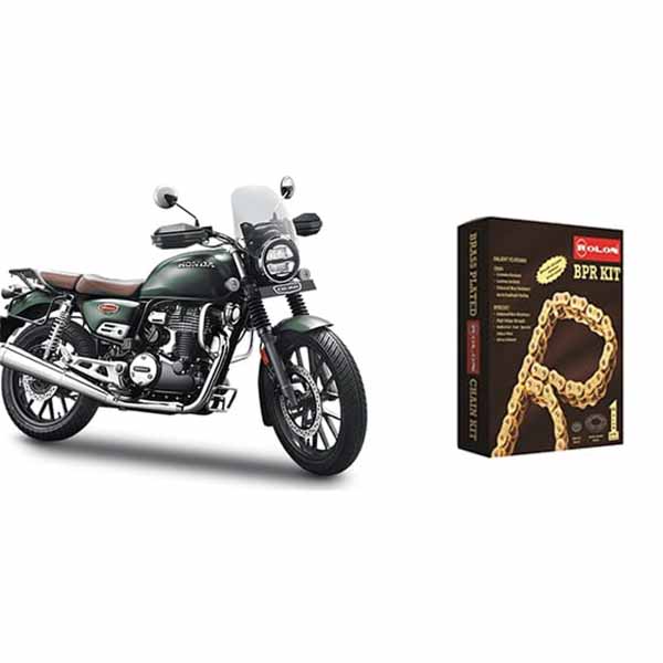 Honda Highness CB 350 Rolon Brass chain sprocket kit (5H)