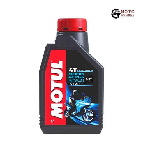Motul 3000 4T Plus 20W40 HC Tech Engine Oil for Bikes (1 L)