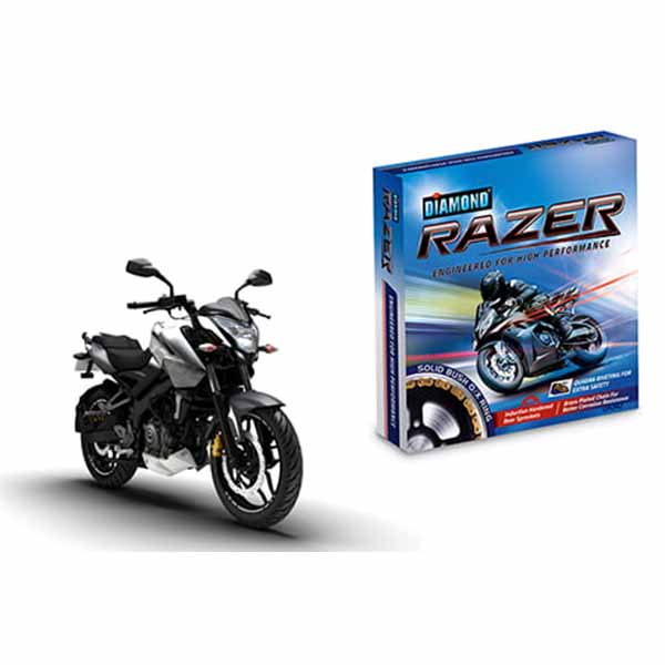 Diamond Brass Chain Sprocket Kit For Bajaj Pulsar NS200