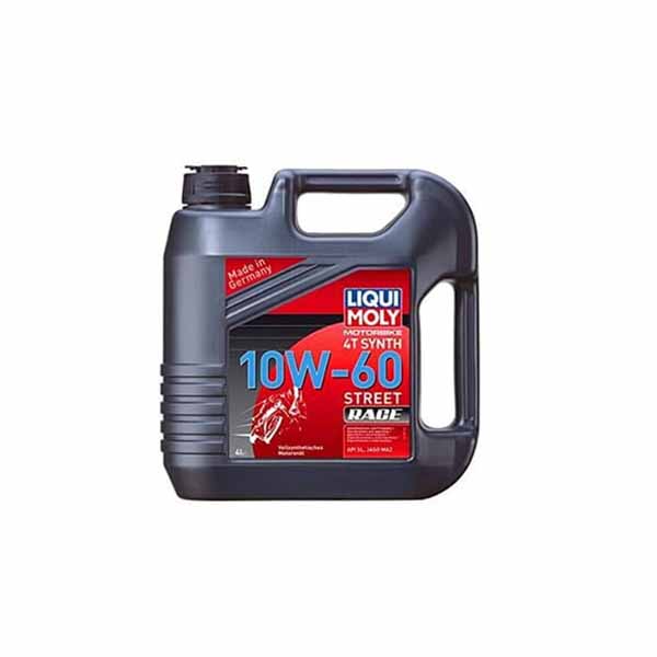 Liqui Moly Motorbike 4T 10W60 Street Race Fully Synthetic Engine Oil - 4 Lt