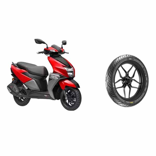 REISE TRIPR 01 110/80-12 Rear and REISE TWISTR 01 100/80-12 Front Tyre For NTORQ