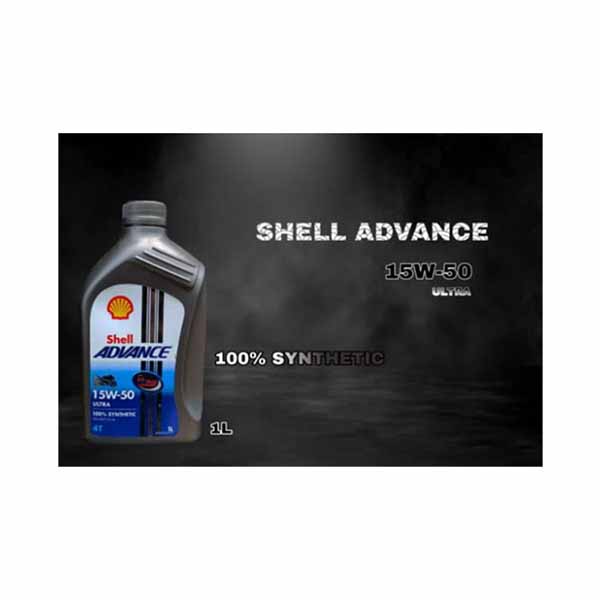 SHELL ADVANCE 15W-50 ULTRA 100% SYNTHETIC (1L)