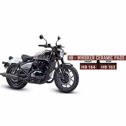 NGAGE WHISKER CERAMIC BRAKE PADS FOR ROYAL ENFIELD SHOTGUN 650