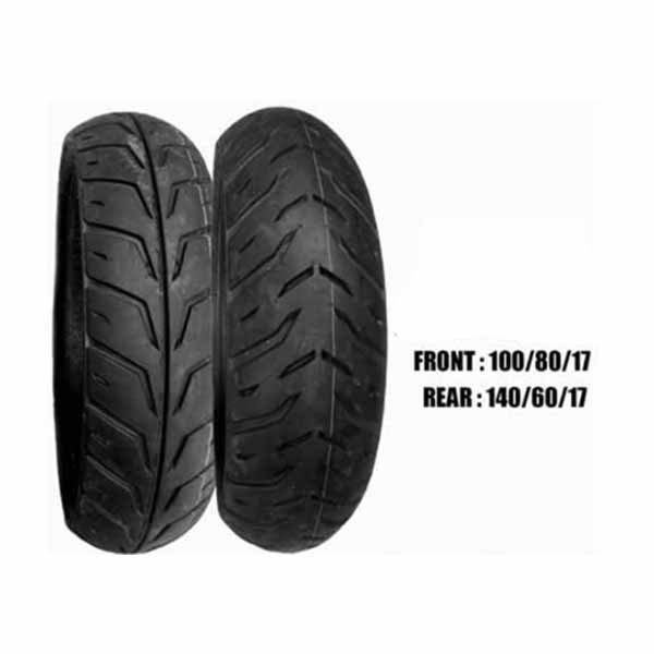 MICHELIN PILOT STREET 2 140/60 17 TUBELESS REAR TYRE AND MICHELIN PILOT STREET 2 100/80/17 FRONT TYRE