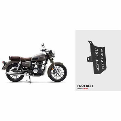 Honda CB 350 right Foot Rest by High-Tech