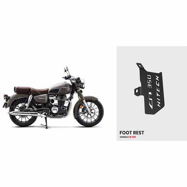 Honda CB 350 right Foot Rest by High-Tech