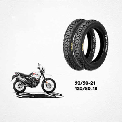 reise Tyre trailR For HERO XPULSE 200 120/80-18 Rear And Front Tube Tyre 90/90-21