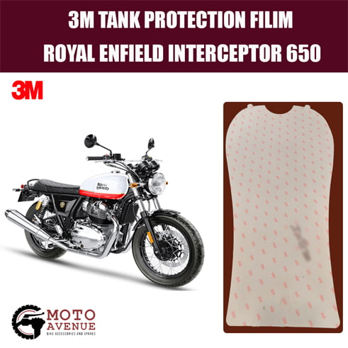 3M TANK PAINT PROTECTION FILIM FOR ROYAL ENFIELD INTERCEPTOR 650