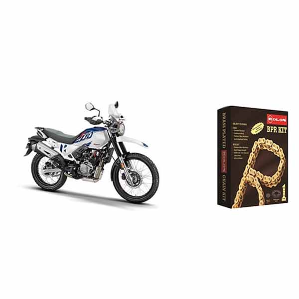 Hero Xpulse 200 4v Brass Chain Sprocket kit by Rolon