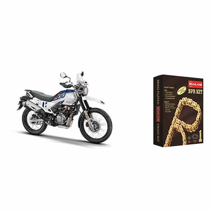 Hero Xpulse 200 4v Brass Chain Sprocket kit by Rolon