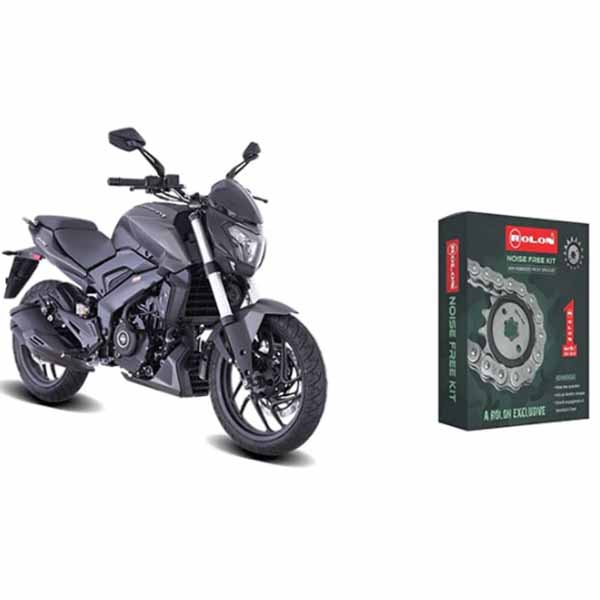 Rolon Noise free Chain Sprocket Kit For Bajaj Dominar 250