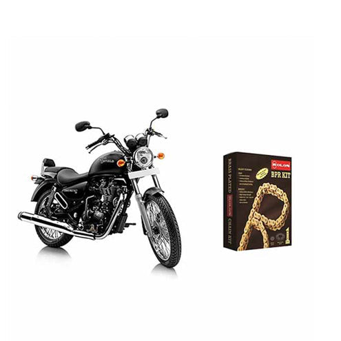 Royal Enfield Standard 350 Non Abs Rolon Brass Chain and Sprocket Kit