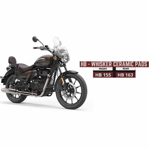 NGAGE WHISKER CERAMIC BRAKE PADS FOR ROYAL ENFIELD METEOR 350