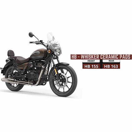 NGAGE WHISKER CERAMIC BRAKE PADS FOR ROYAL ENFIELD METEOR 350