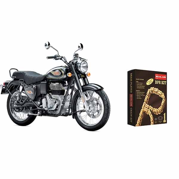 ROYAL ENFIELD STANDARD 350 NON ABS ROLON BRASS CHAIN