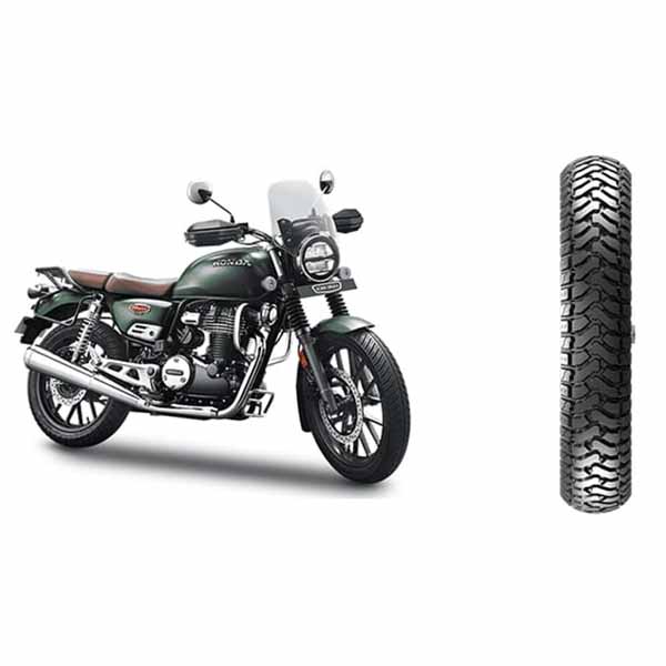 Reise TrailR Tyre for Honda H’ness CB350 Front 100/90-19 and Rear 130/70-18 Tubeless