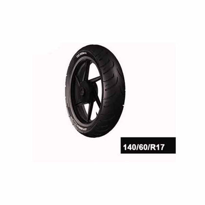 Ceat Zoom-Rad 140/60 R17 63P Tubeless Bike Tyre, Rear