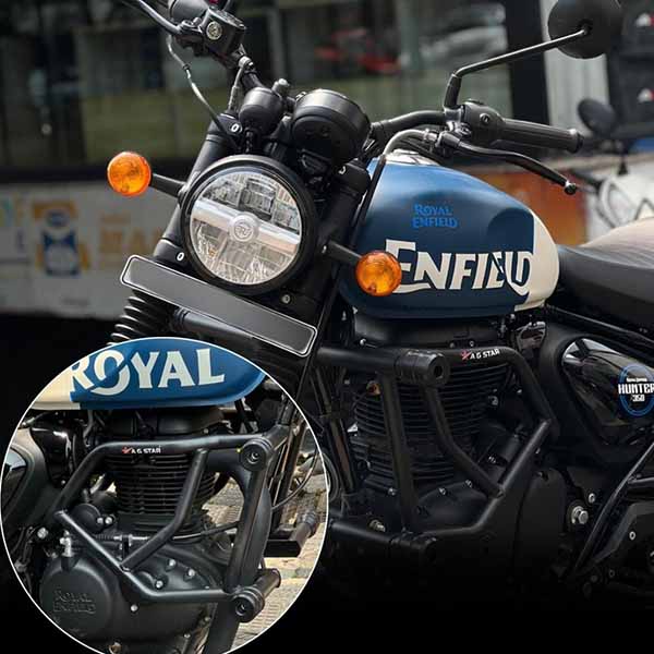 AG Star Crash Guard For Royal Enfield Hunter 350