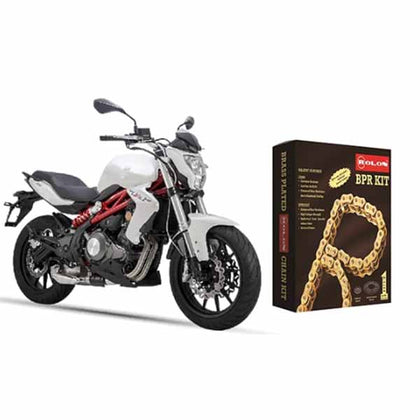 Benelli TNT 300 Rolon Brass Chain and Sprocket Kit
