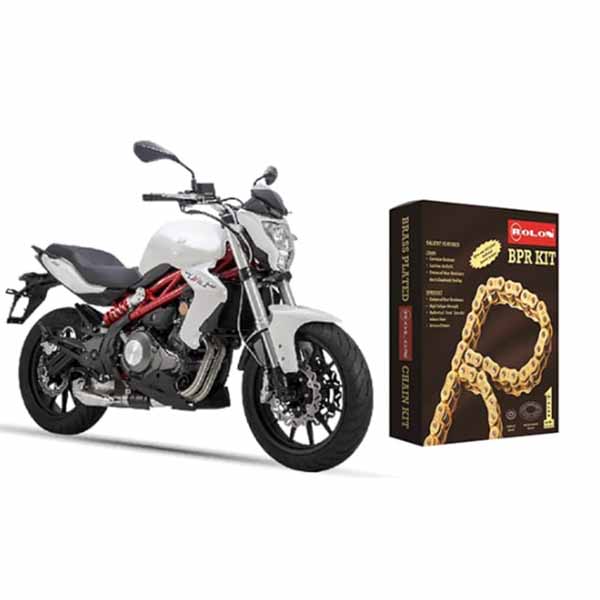 Benelli TNT 300 Rolon Brass Chain and Sprocket Kit