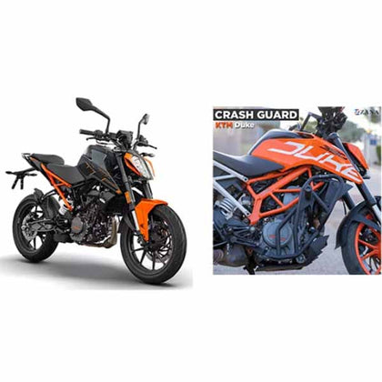 CRASH GUARD FOR DUKE 390/250 BS4 AND BS6 BY ZANA