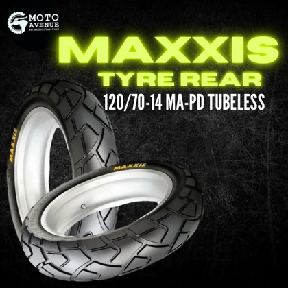 MAXXIS TYRE FOR APRILIA REAR 120/70-14 MA-PD TUBELESS