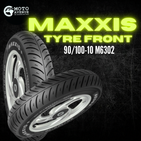MAXXIS TYRE FOR JUPITER FRONT 90/100-10 M6302 TUBELESS