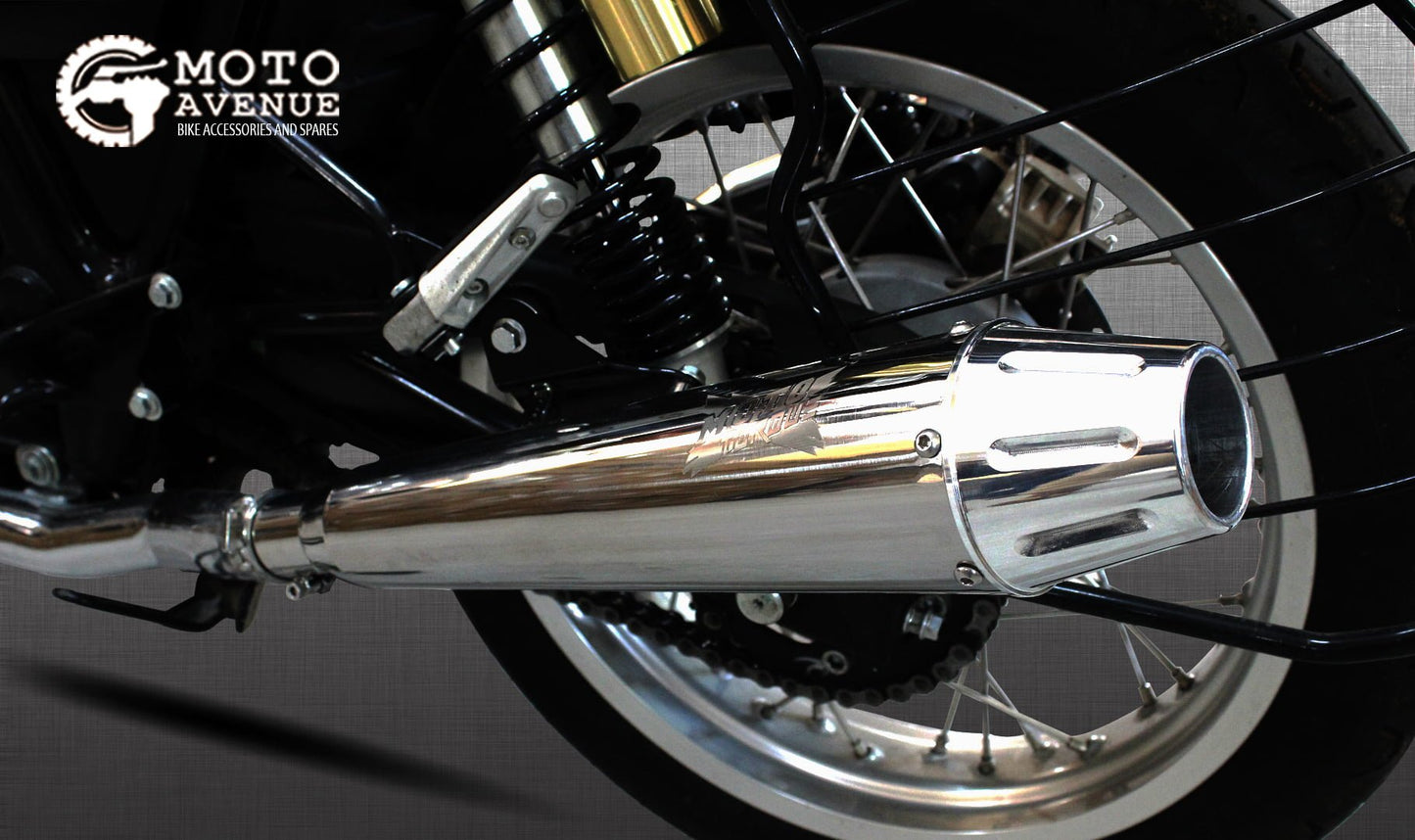 Moto Torque BOLT Exhaust for Royal Enfield Interceptor 650 (Pack of Two)