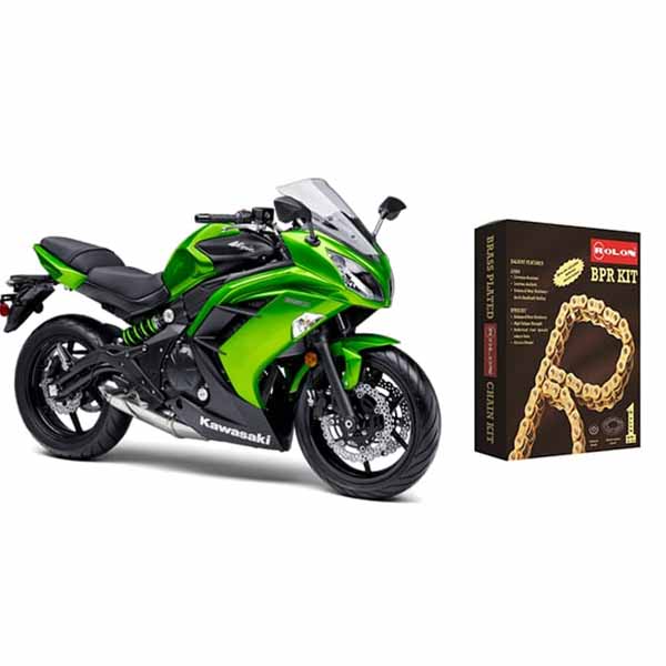 Kawasaki Ninja 650 Rolon Brass Chain and Sprocket Kit