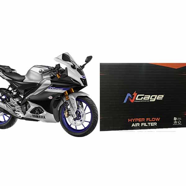 Yamaha R15 v4/v3 Hyperflow Air Filter by Ngage