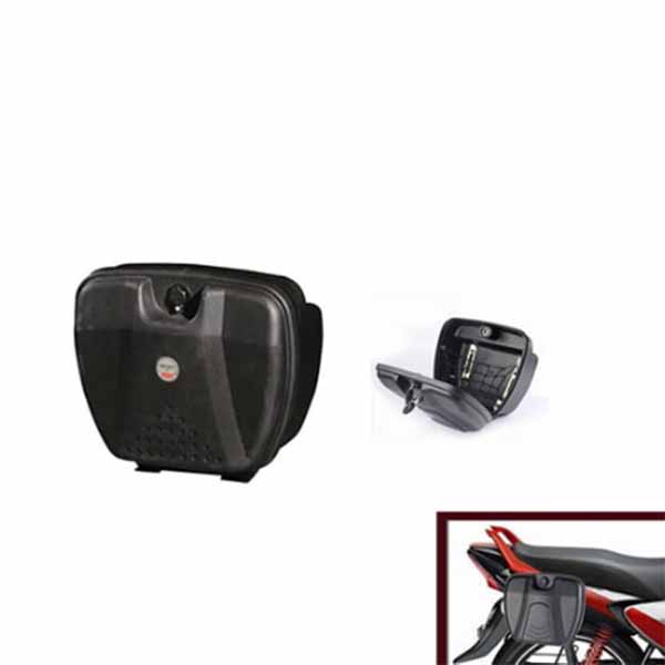 Studds Mobike Luggage Vault Box with Cargo net (Matte Black)