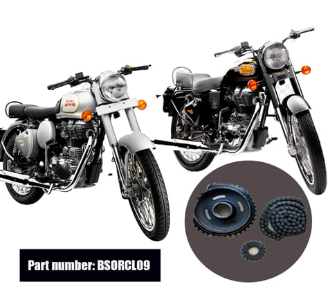 Rolon chain Sprocket Kit for Royal Enfield Classic 500 AND Standard 500 Non ABS