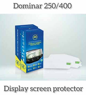 DISPLAY SCREEN PROTECTOR FOR BAJAJ DOMINAR 400/250